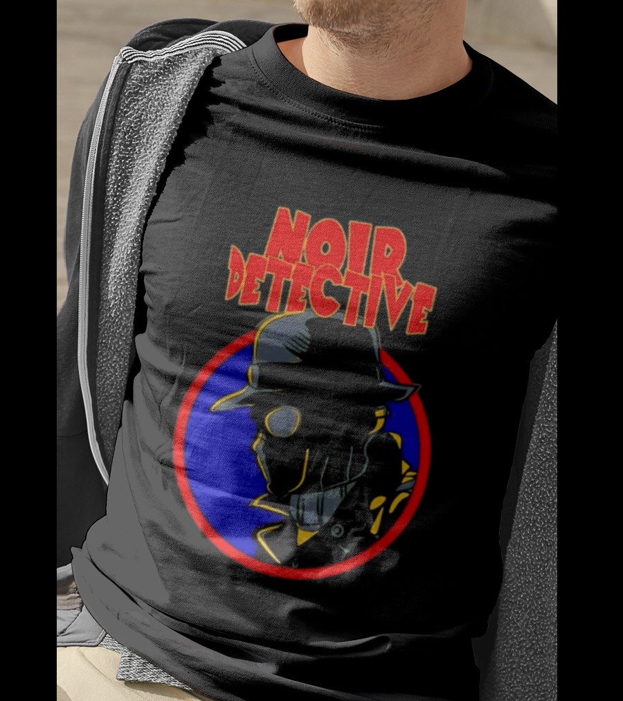 Noir Detective Private Investigator Mystery Solver T-Shirt