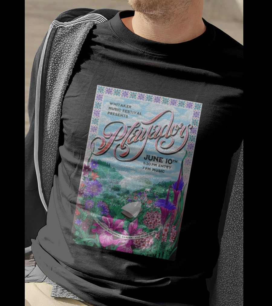 Whitaker Music Festival Playadors June 10 Missouri Botanical Garden St. Louis Event T-Shirt