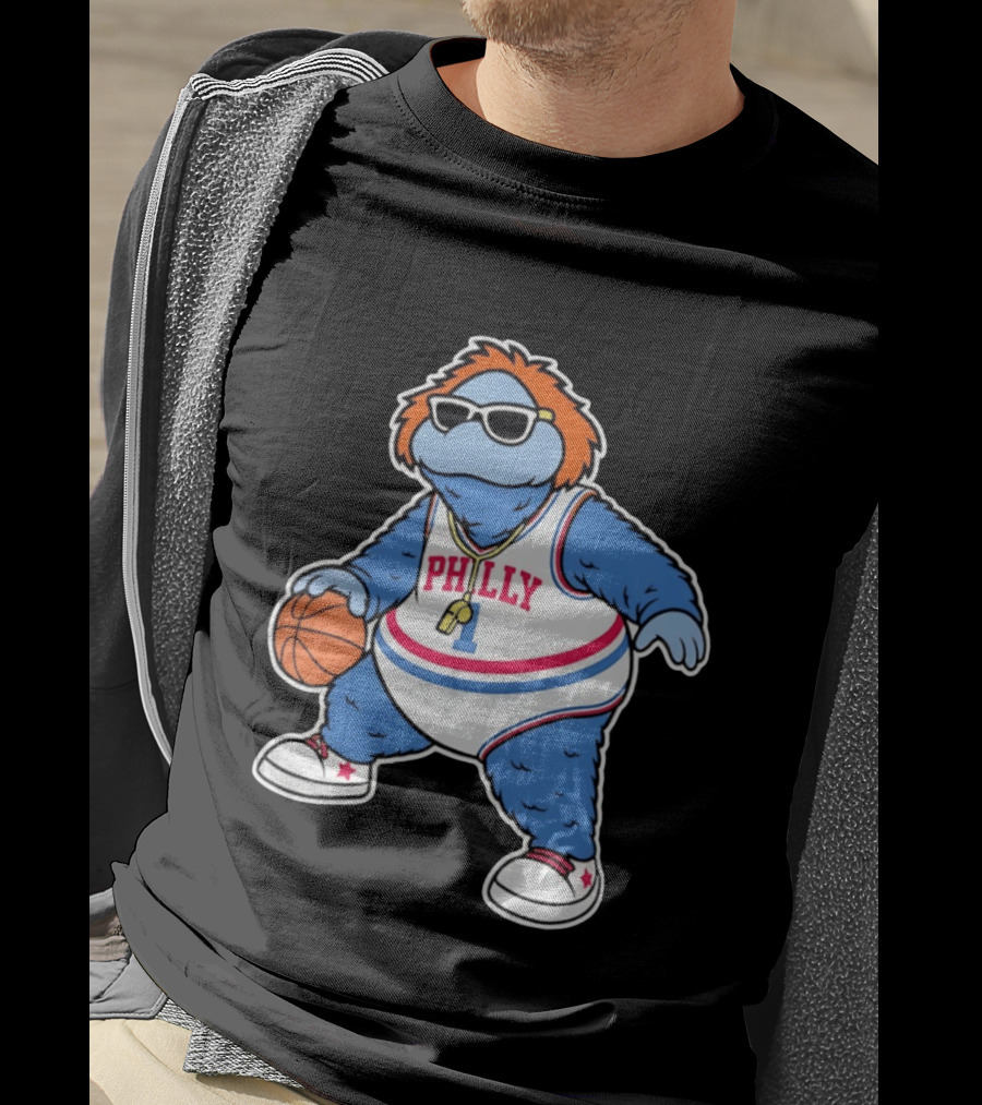 Philly Hoops Monster 76ers Hip Hop T-Shirt