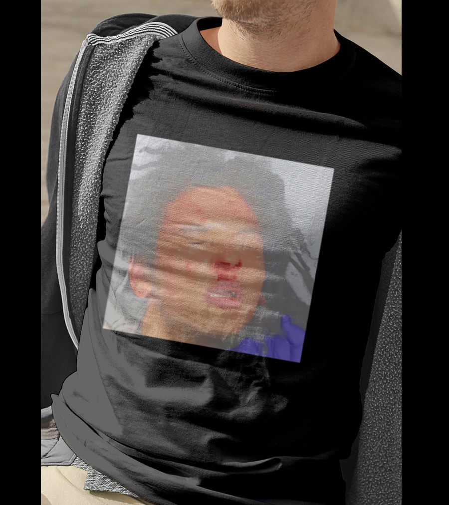 John Doe Unknown Player Generic Team Bloody Face T-Shirt