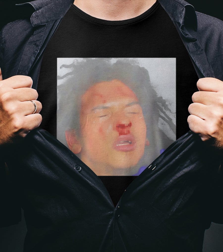 John Doe Unknown Player Generic Team Bloody Face T-Shirt