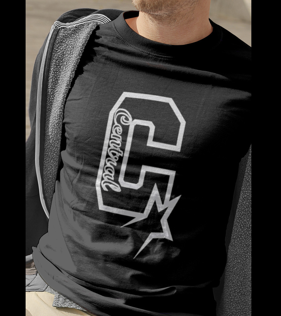 Centrual Word Letter C With Star T-Shirt