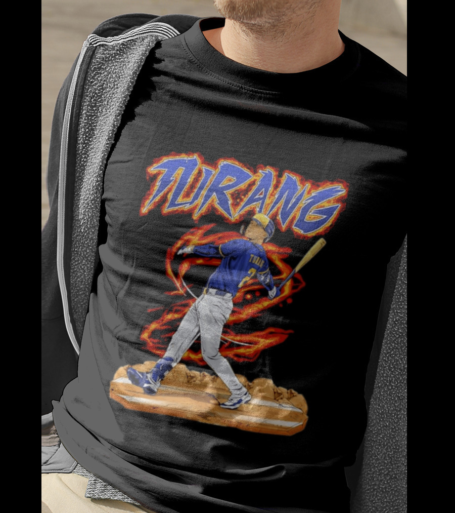 Milwaukee Brewers Brice Turang Number 2 Planet Brewers T-Shirt