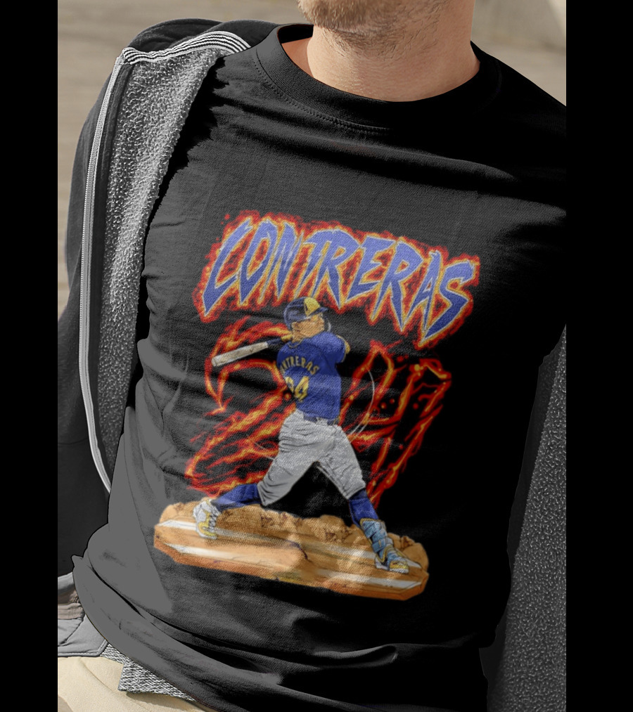 CONTRERAS Milwaukee Brewers Baseball 24 T-Shirt