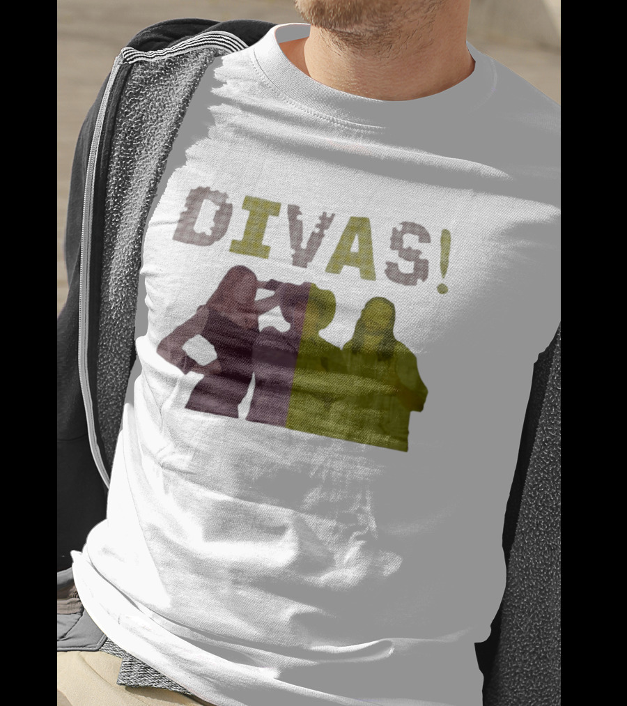 Divas Pop Culture Iconic Trio Plaid T-Shirt