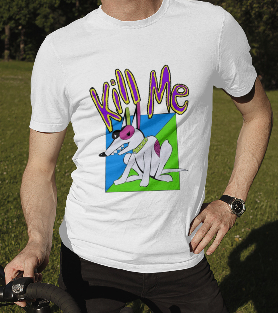 Kill Me Spuds MacKenzie Dog 1980s Pop Culture T-Shirt