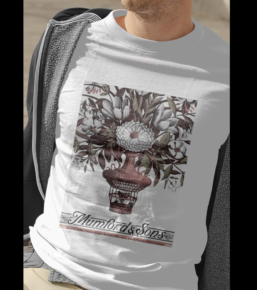 Mumford And Sons Folsom Field Boulder Colorado June 6 2026 Event With Sierra Ferrell And Dylan Connell T-Shirt