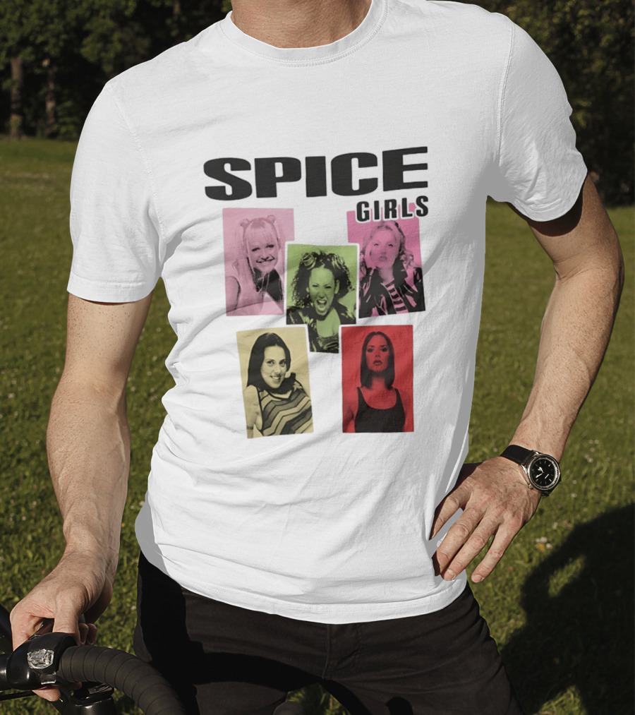 Spice Girls Emma Mel B Geri Mel C Victoria T-Shirt
