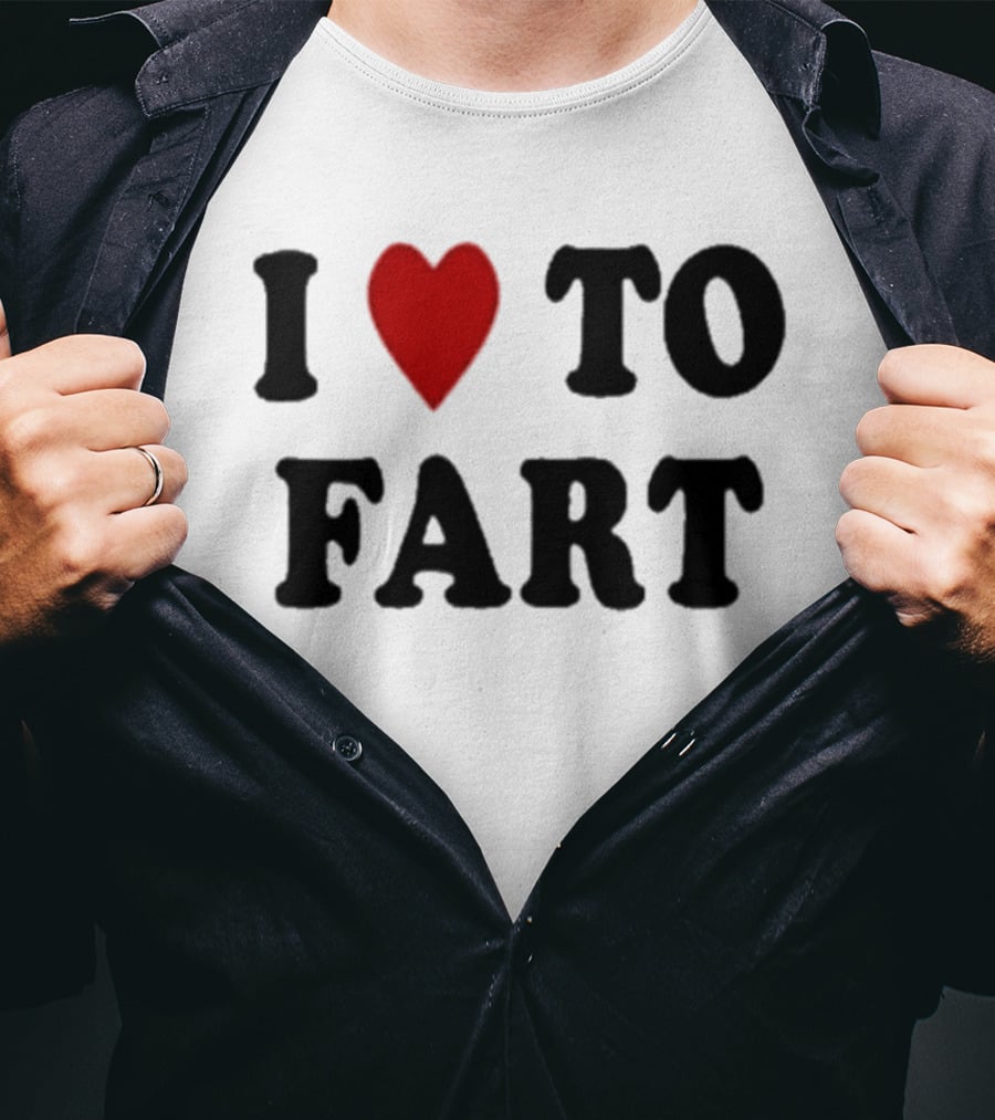I Heart To Fart Bert Blyleven Humor T-Shirt