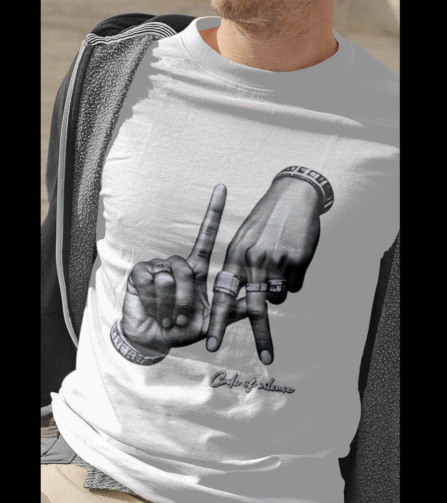 Code Of Silence LA Hand Gesture T-Shirt