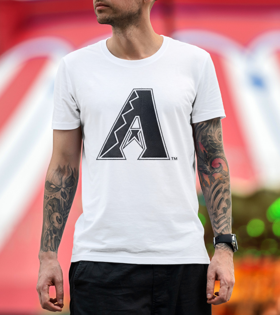 D Backs Black Excellence Night Hat 2026 Arizona Diamondbacks A Logo Giveaway T-Shirt