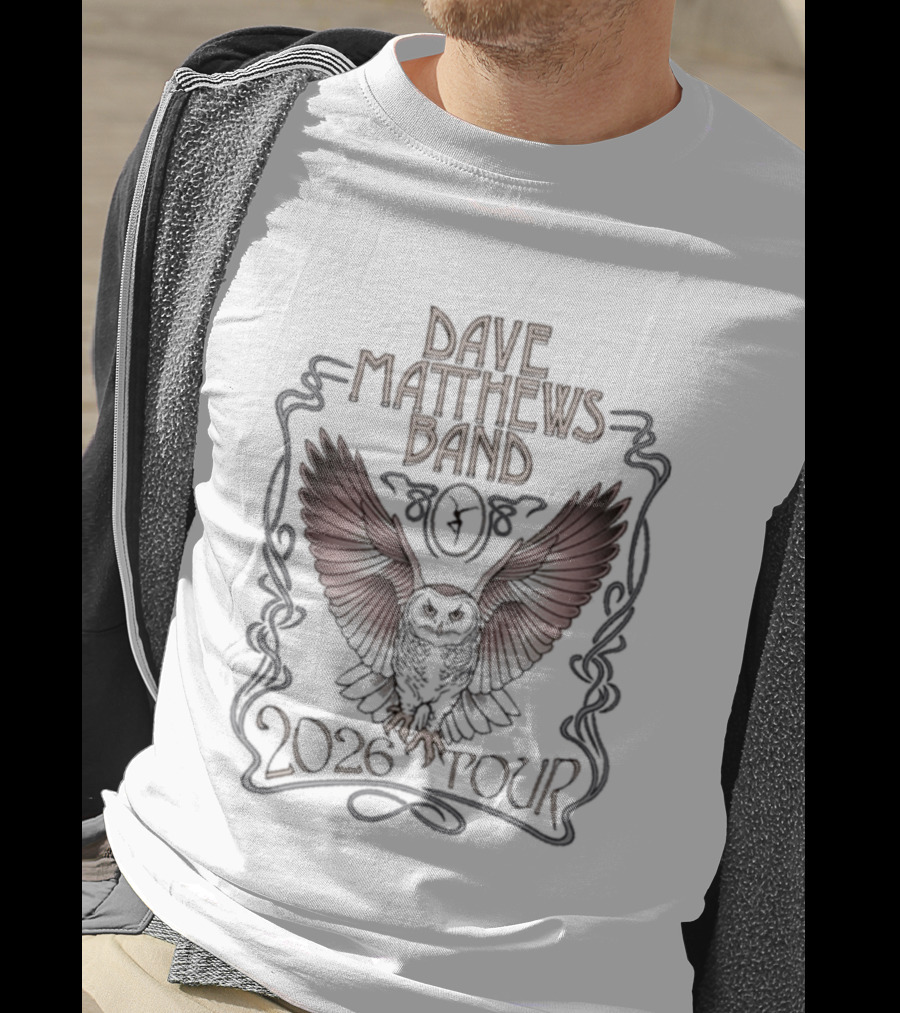 Dave Matthews Band 2026 Tour Owl T-Shirt