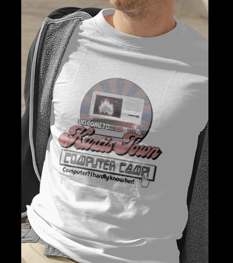 Welcome To Kurtis Town Computer Camp Google For Burgers World Tour T-Shirt