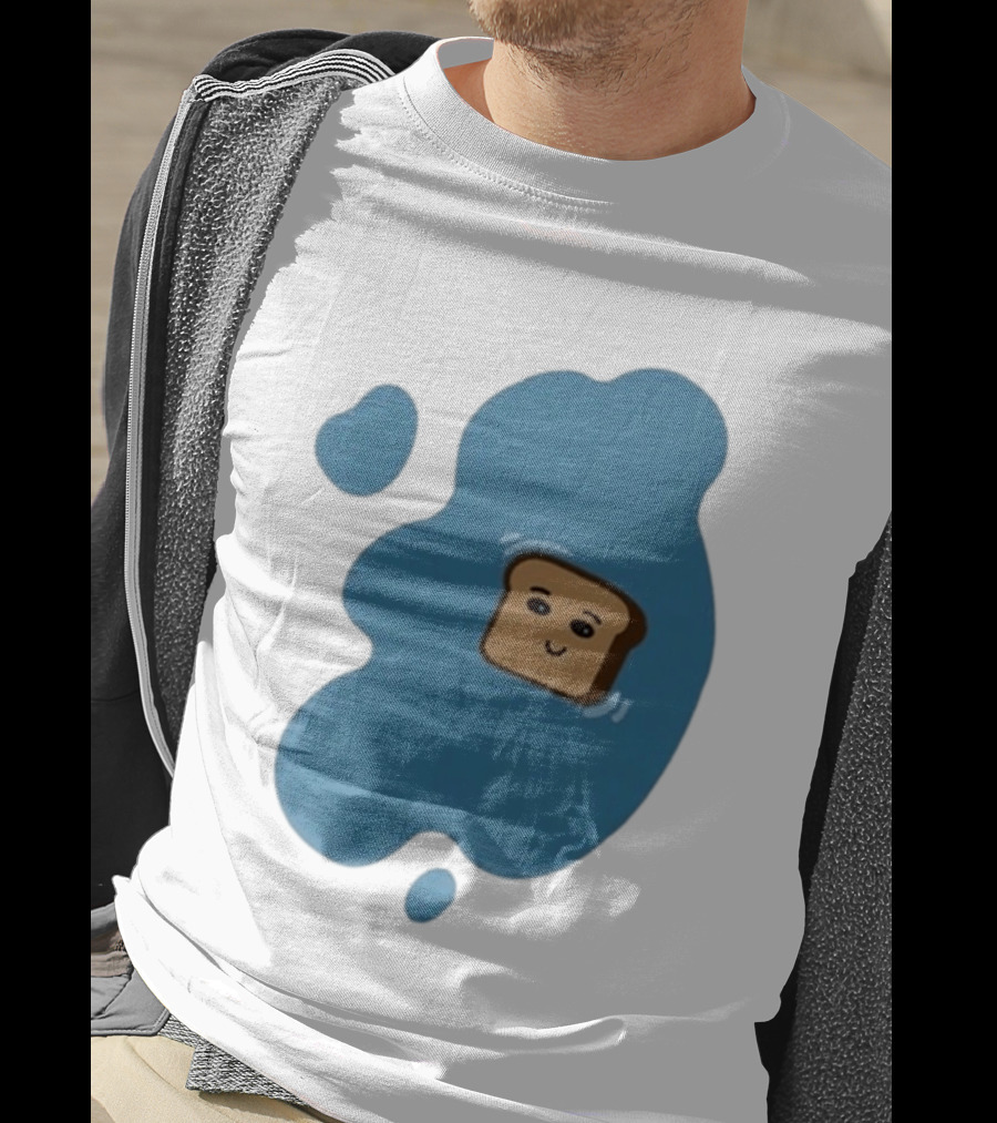 New Soggy Toast Another Spill Happy Bread In Puddle T-Shirt
