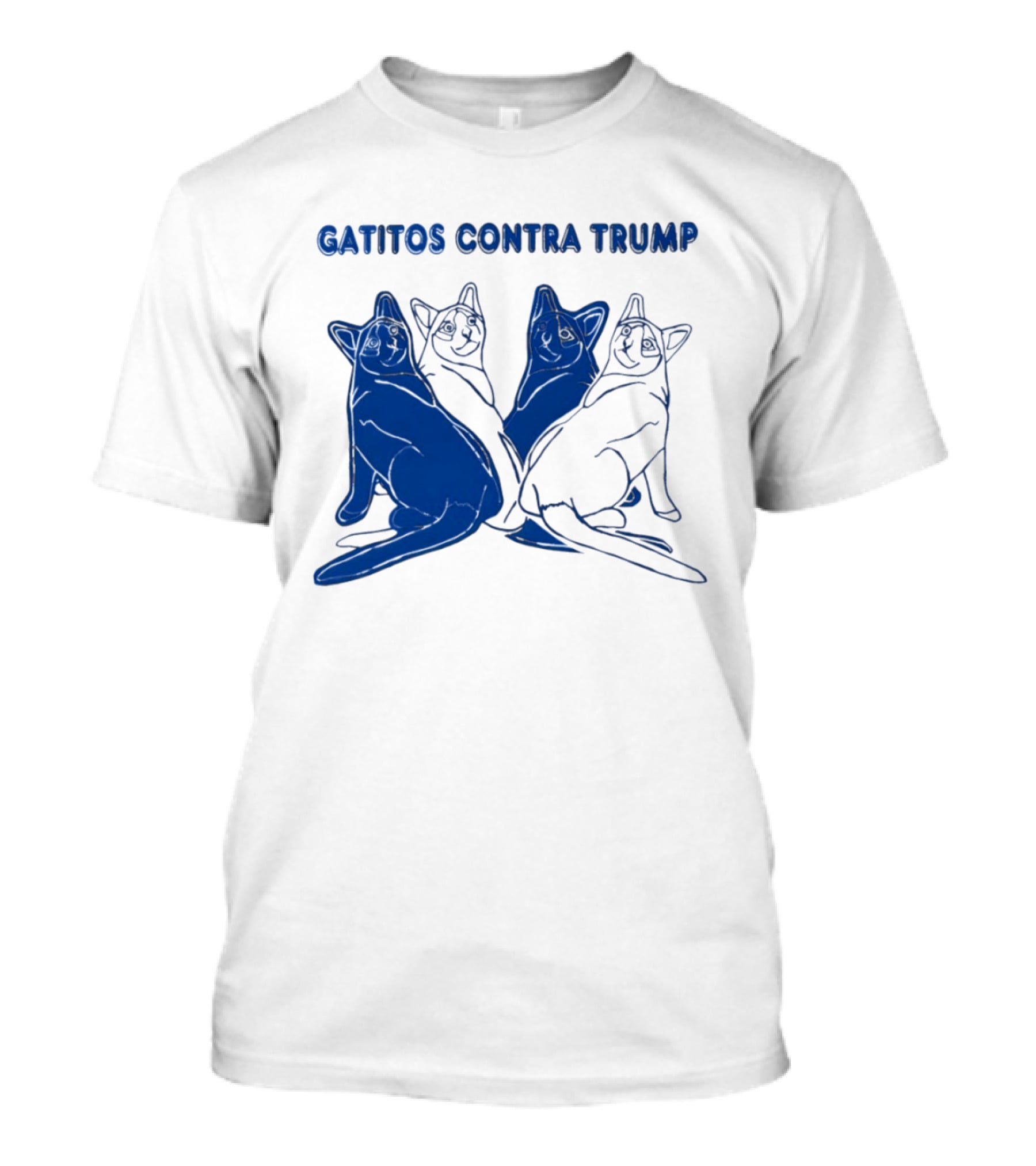 Gatitos Contra Trump Sphynx Cats T-Shirt