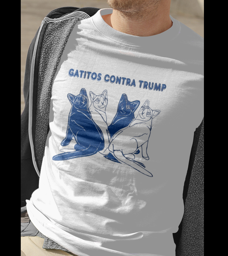 Gatitos Contra Trump Sphynx Cats T-Shirt