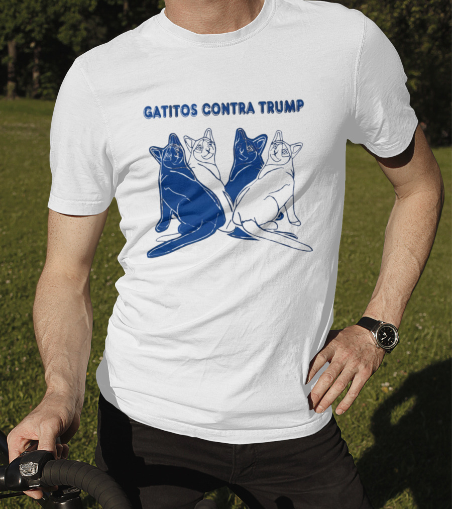 Gatitos Contra Trump Sphynx Cats T-Shirt