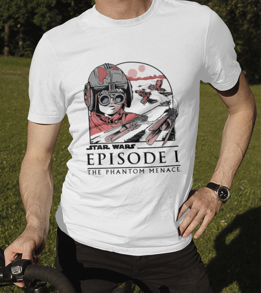 Star Wars Episode I The Phantom Menace Podrace Scene T-Shirt