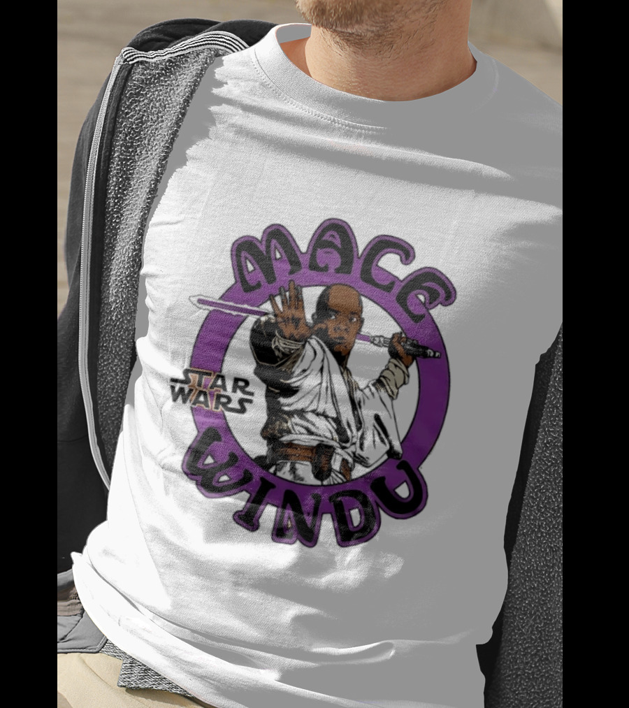 Star Wars Mace Windu Purple Jedi T-Shirt