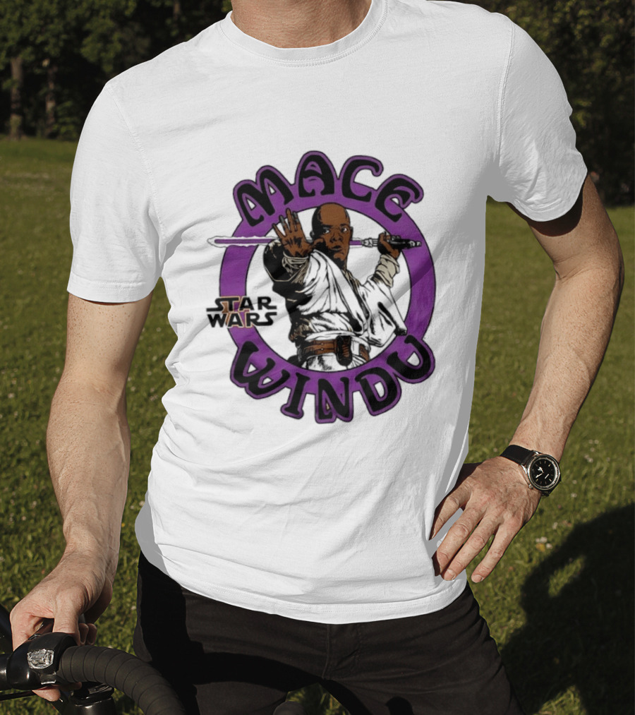 Star Wars Mace Windu Purple Jedi T-Shirt