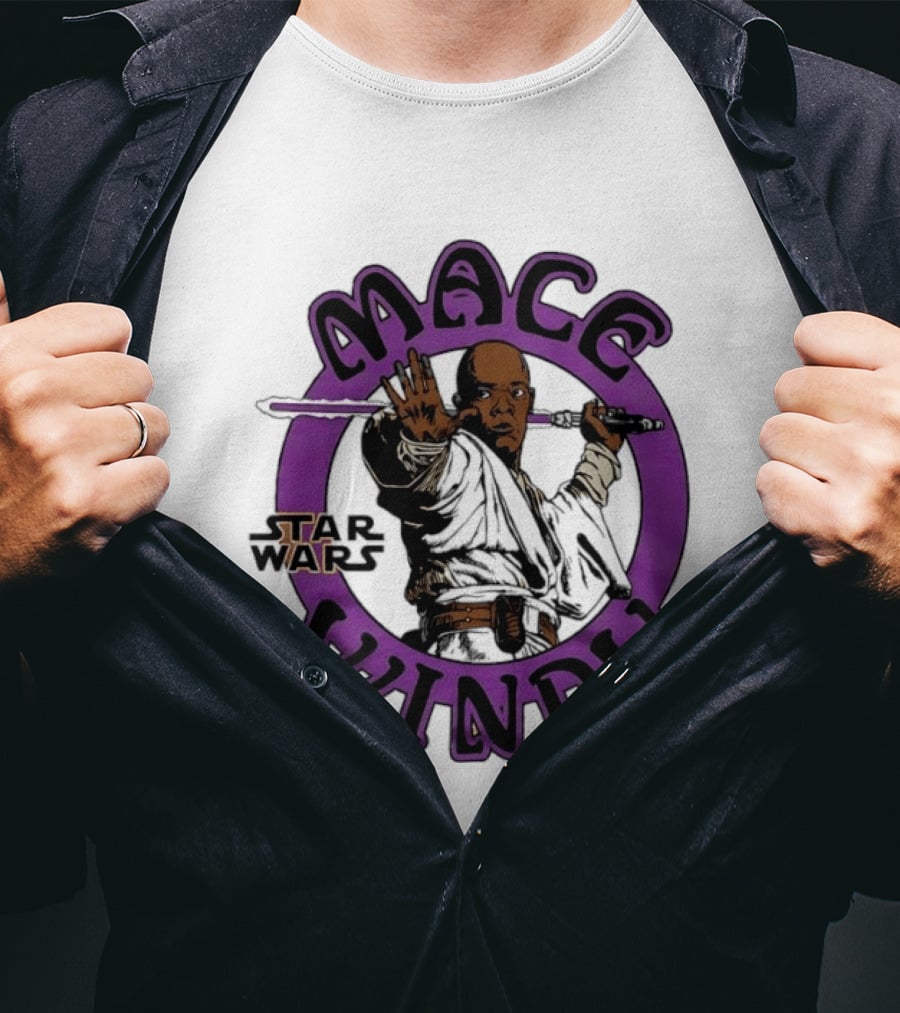 Star Wars Mace Windu Purple Jedi T-Shirt