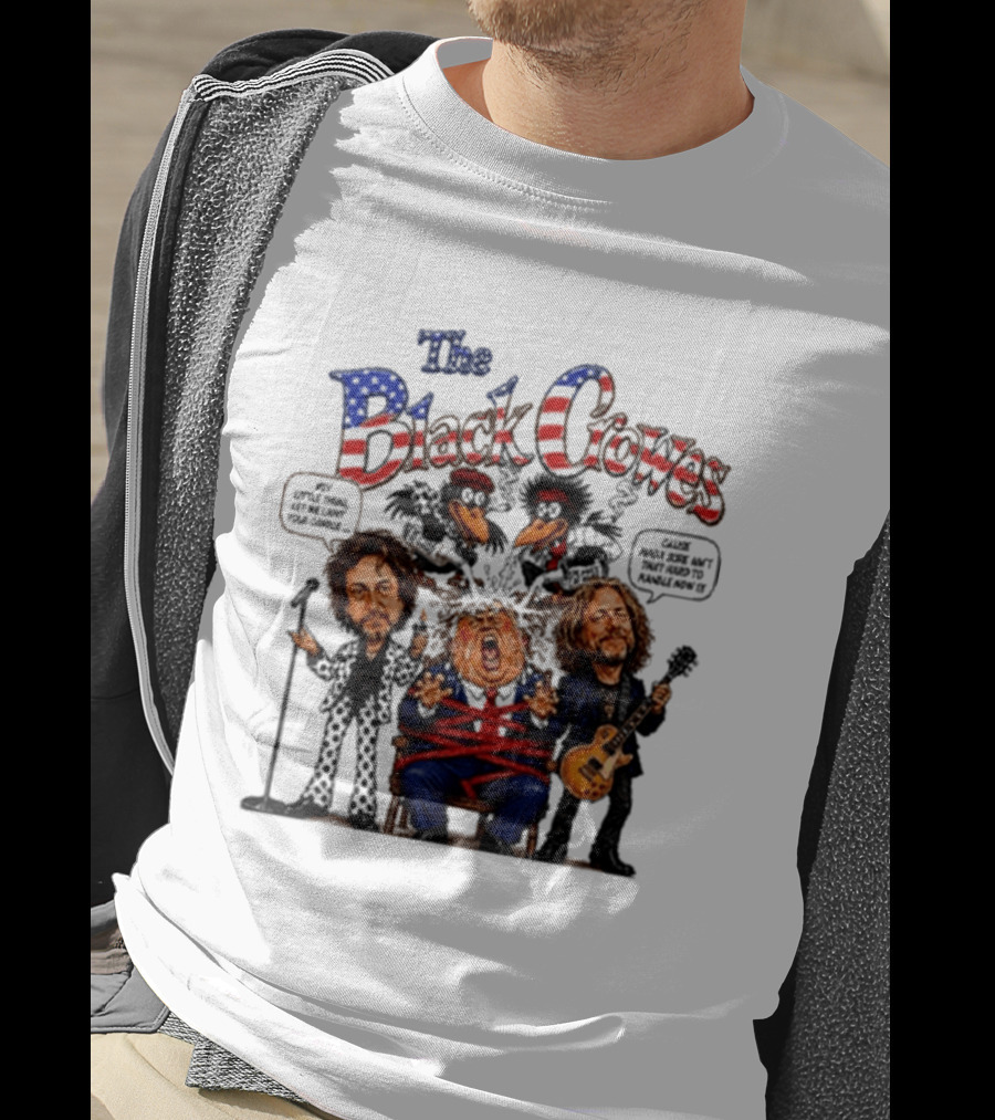 The Black Crowes Dump On Trump Political Commentary Band T-Shirt