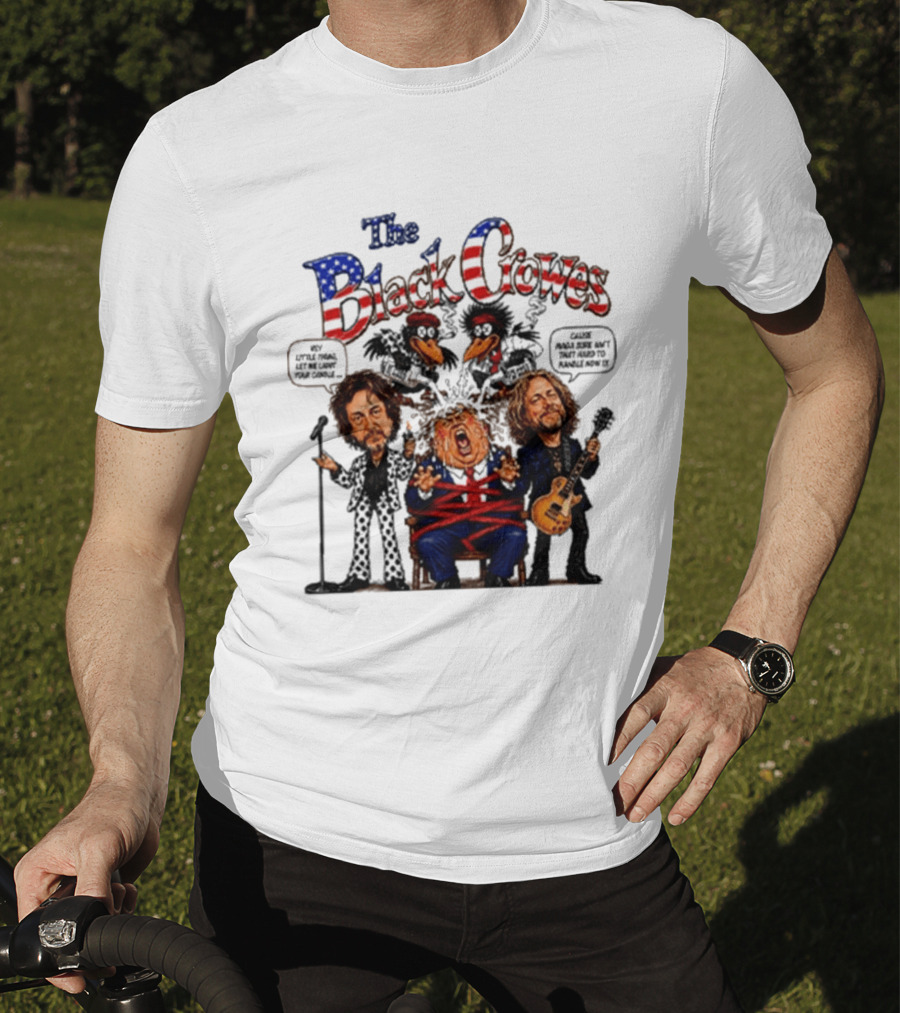 The Black Crowes Dump On Trump Political Commentary Band T-Shirt
