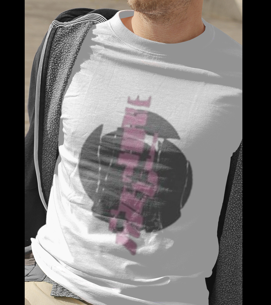 The Cure Vertical Festival Summer 2026 Black And Pink T-Shirt
