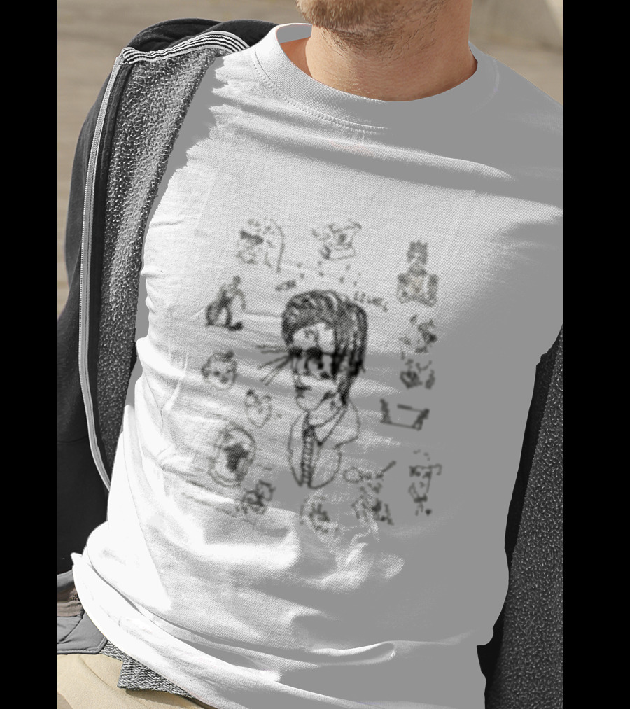 Ultra Lights Doodle David Lynch Eraserhead Sketch T-Shirt