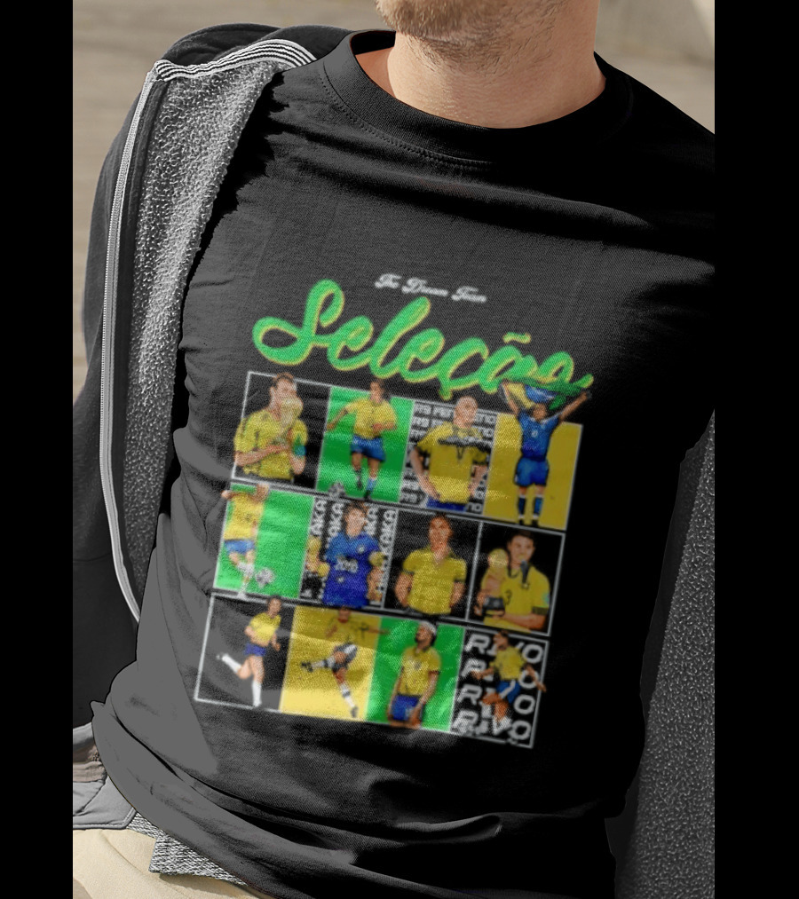 Selecao Brasil Football Legends Soccer Dream Team Series T-Shirt