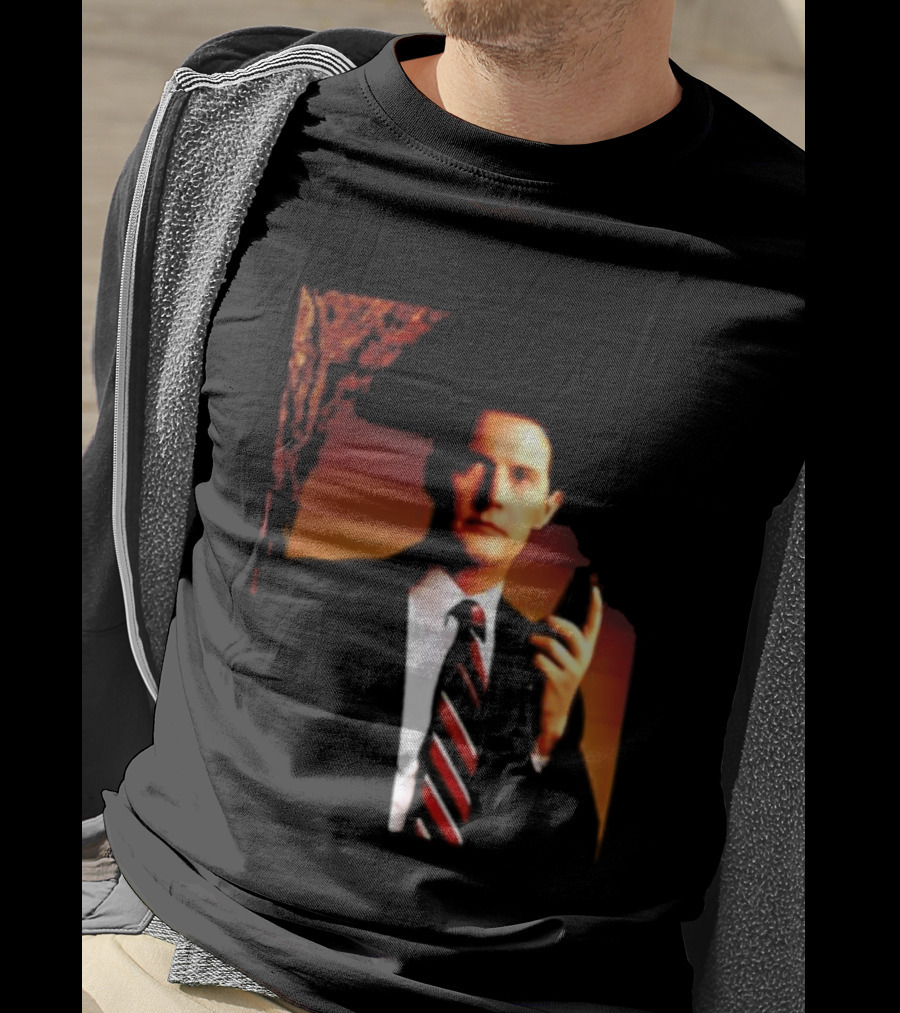 Dale Cooper Twin Peaks Iconic Red Room Aesthetic T-Shirt