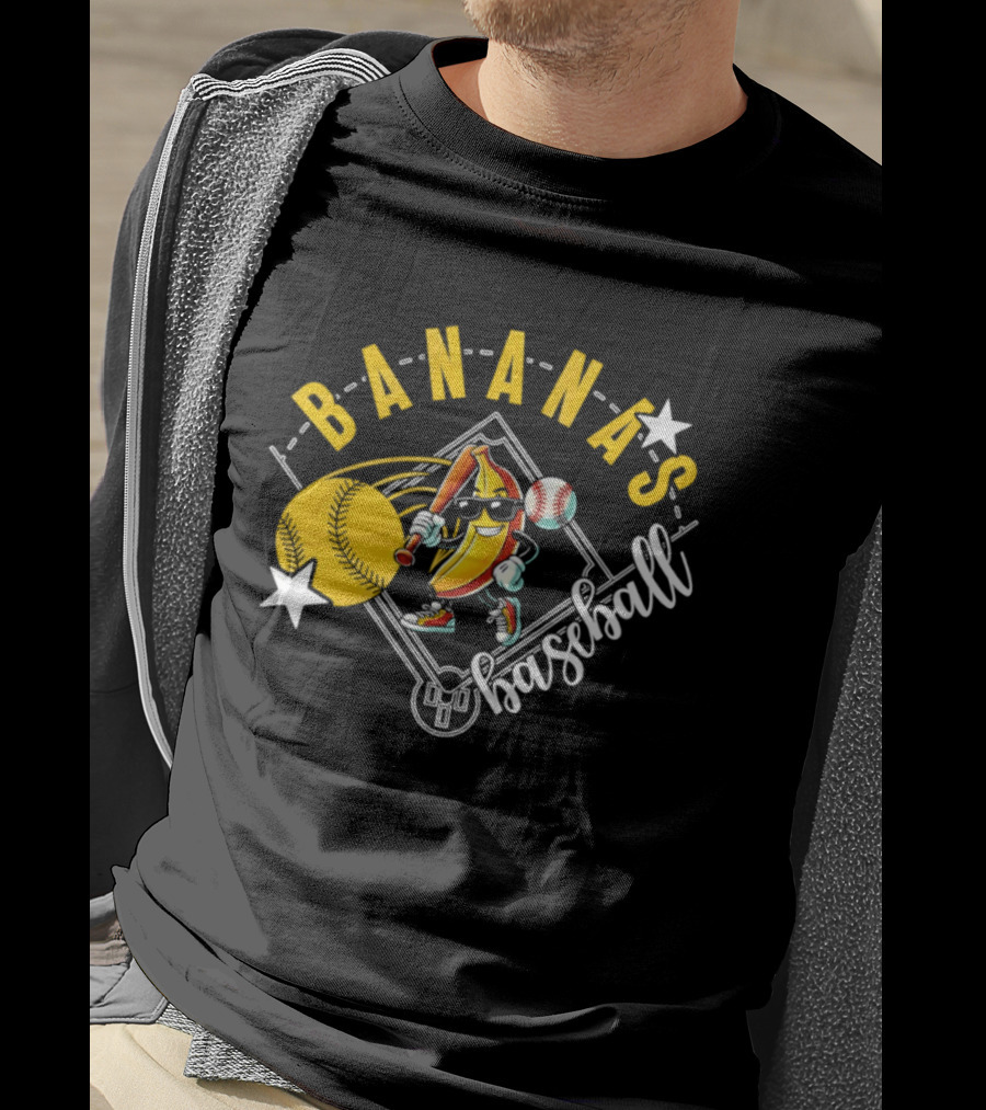 Savannah Bananas Baseball Cartoon 2026 Meme T-Shirt