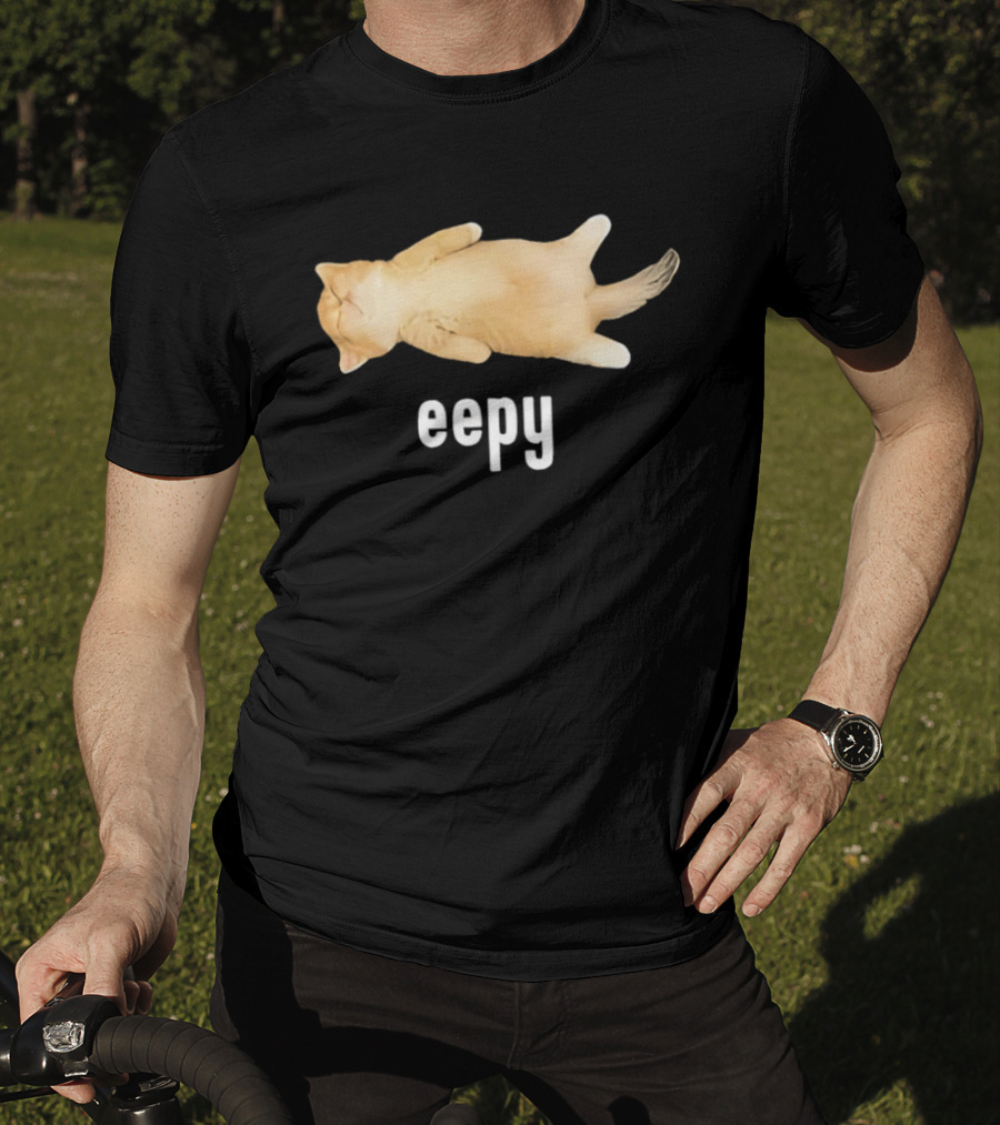 Eepy Sleeping Orange Kitten Cat Meme T-Shirt