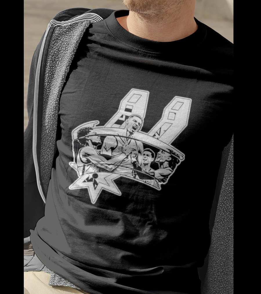 Victor Wembanyama San Antonio Spurs Basketball Players NBA Team Celebration T-Shirt