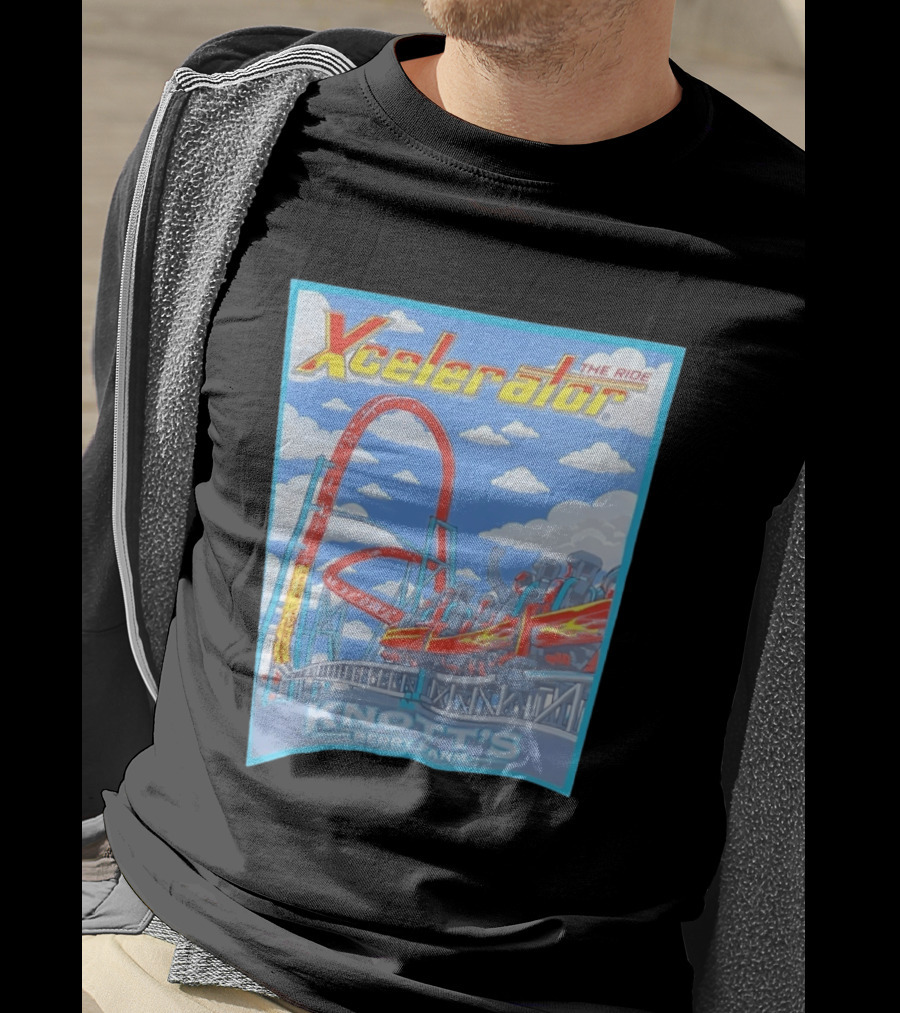 Knott's Berry Farm Xcelerator The Ride Roller Adventure T-Shirt