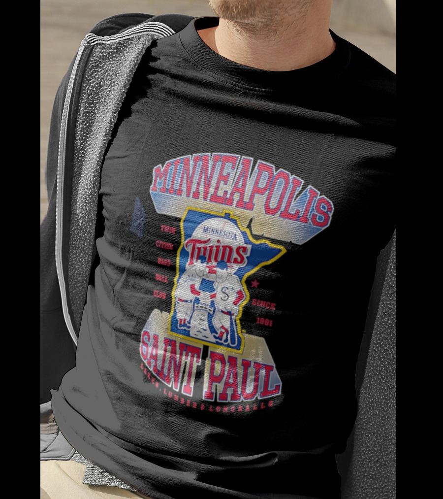 Minneapolis Minnesota Twins Saint Paul Baseball Team T-Shirt