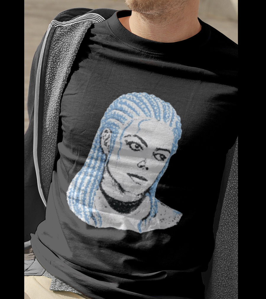 Iceman And MJ Braided Style Fusion T-Shirt