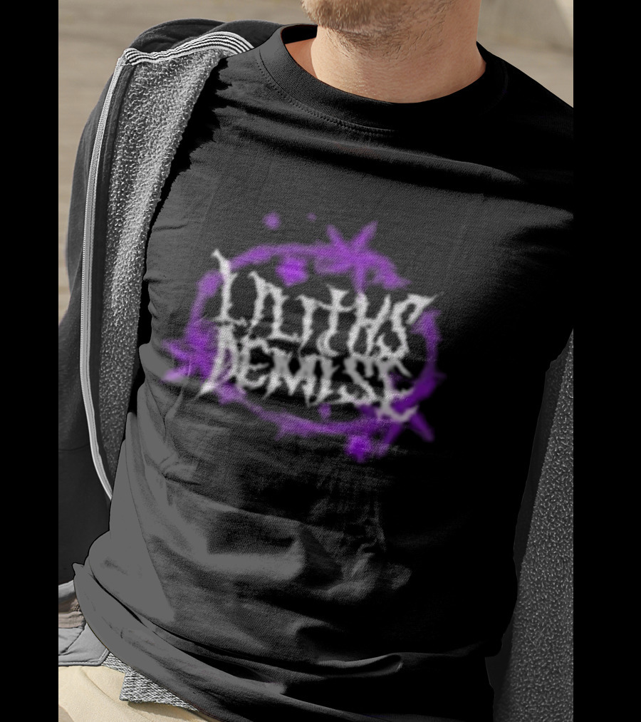 Lilith Demise Scream Like A Girl Purple Starburst T-Shirt
