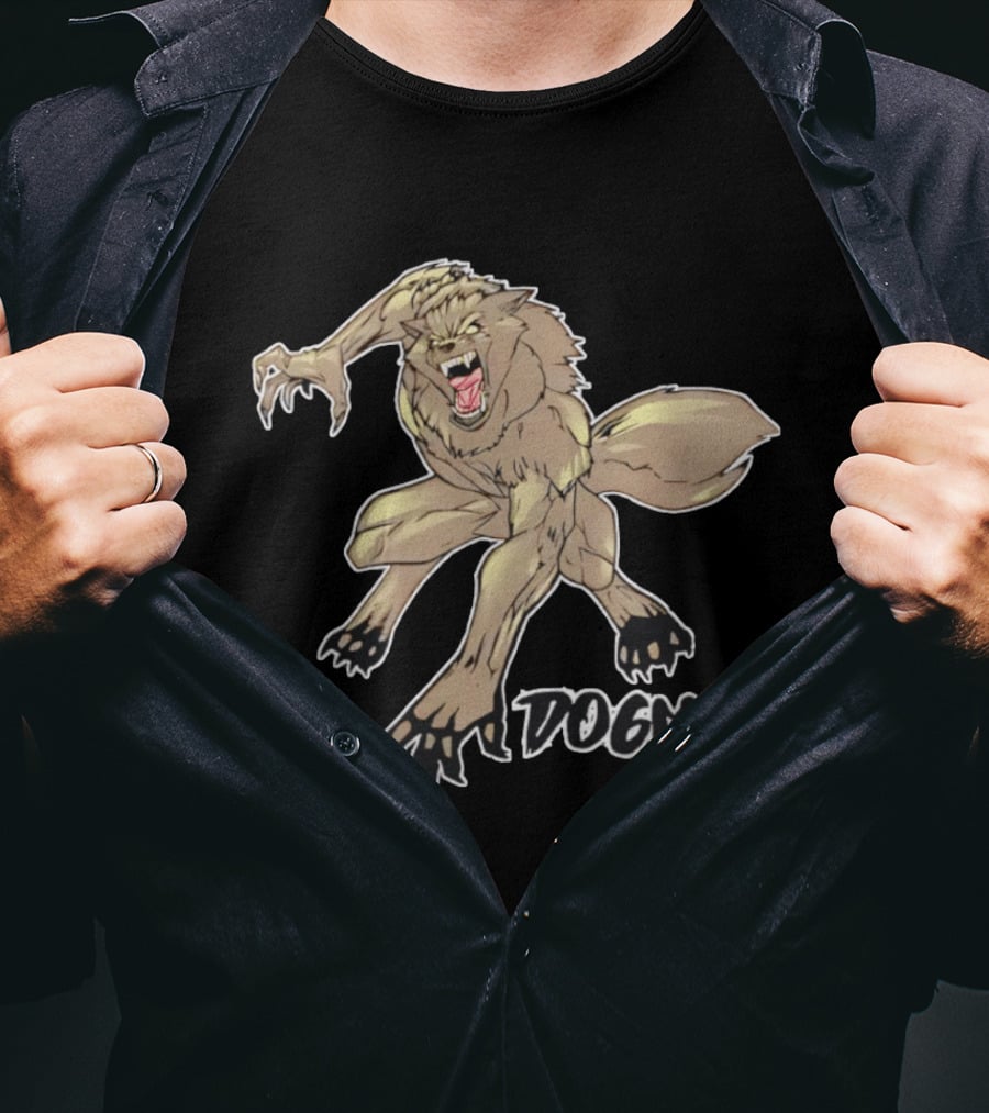Dogman Muscular Werewolf Creature T-Shirt