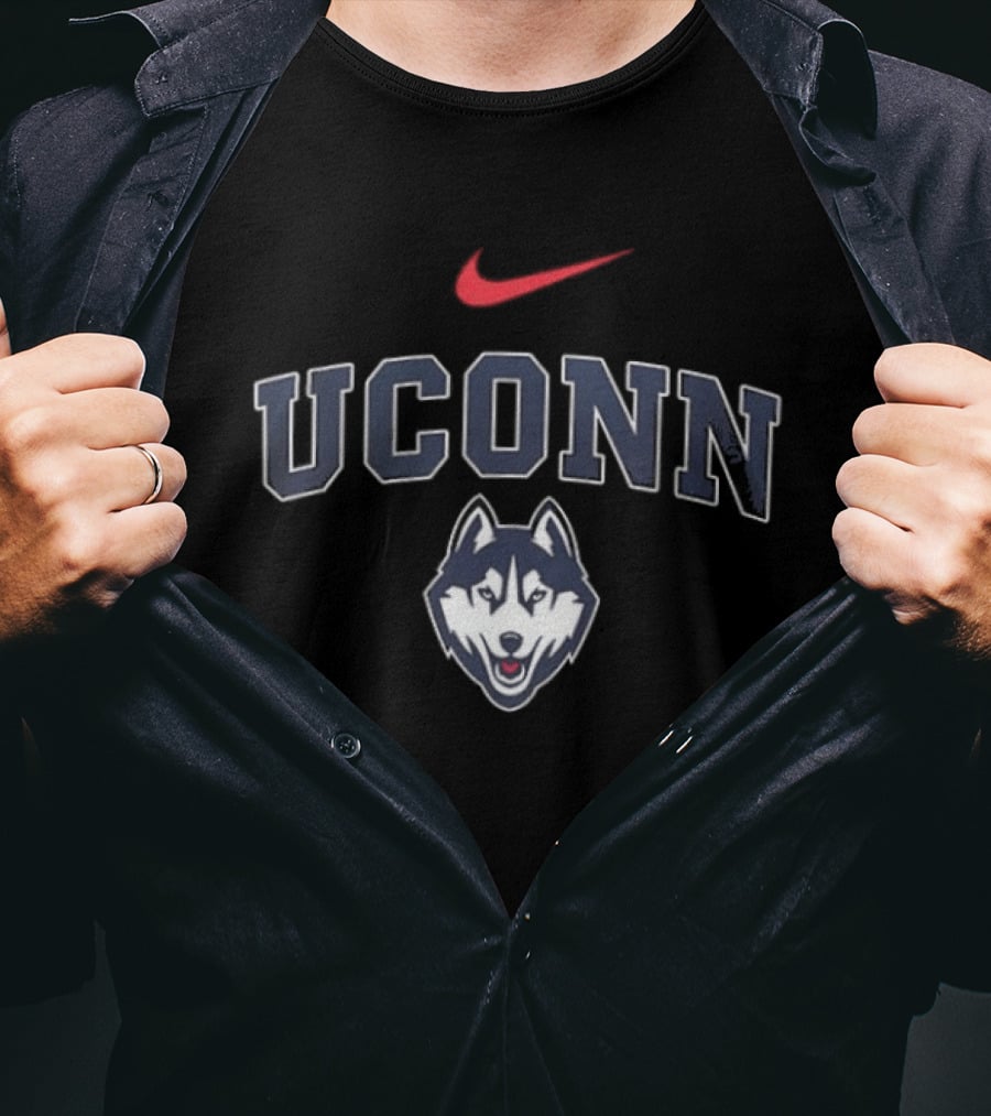 UConn Huskies Nike Logo 2026 NCAA Grateful Again T-Shirt