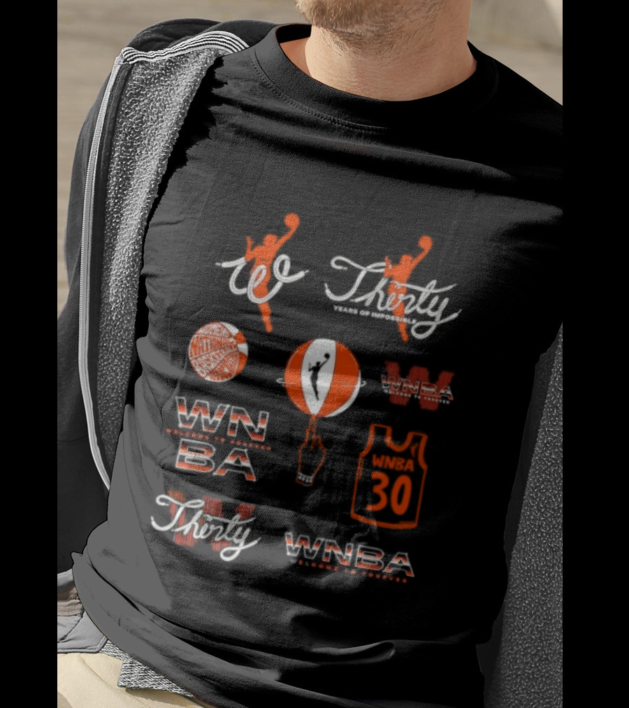 WNBA Thirty Years Impossible Leagues 30th Season Celebration T-Shirt