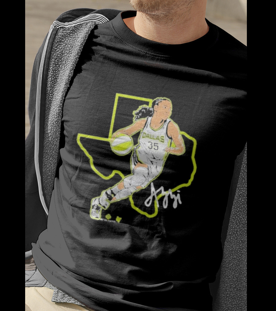 Azzi Fudd Dallas Basketball Star Texas T-Shirt