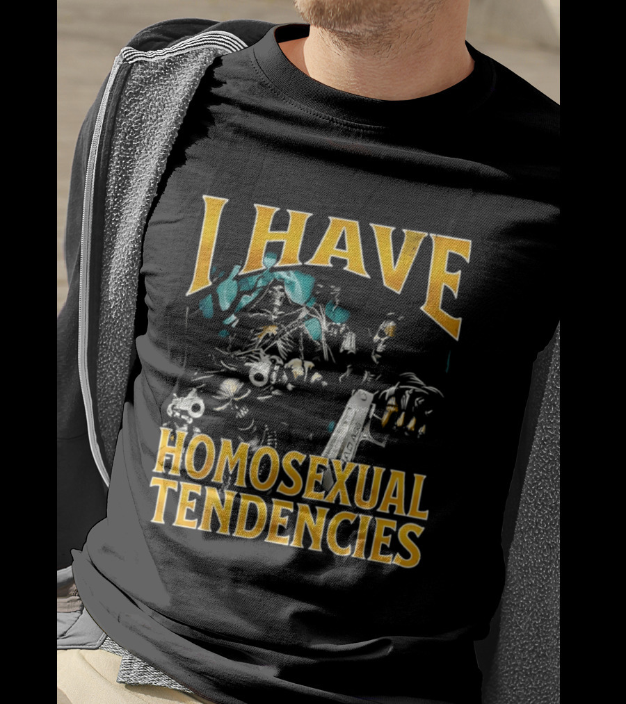 I Have Homosexual Tendencies Grim Reapers Guns T-Shirt