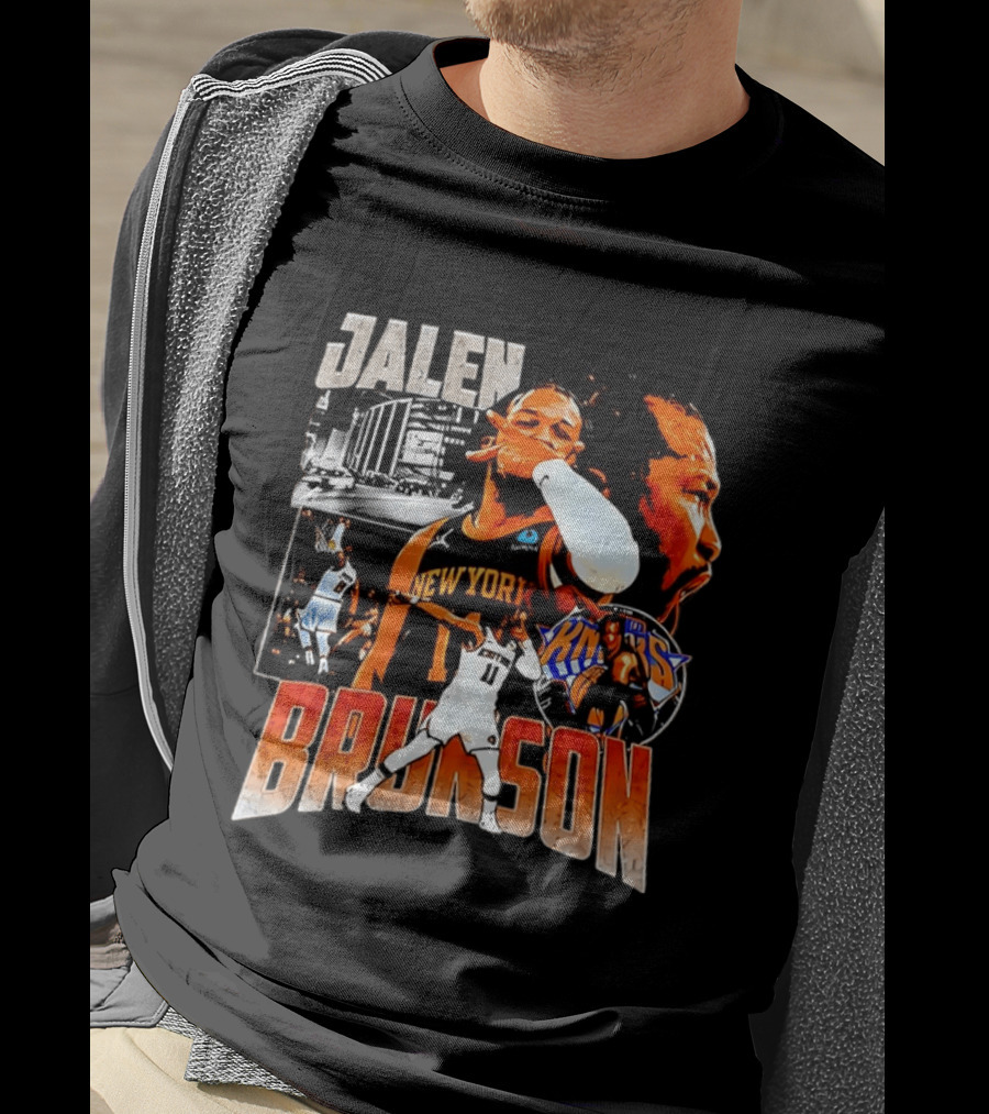 Jalen Brunson New York Knicks Basketball Collage Knicks T-Shirt