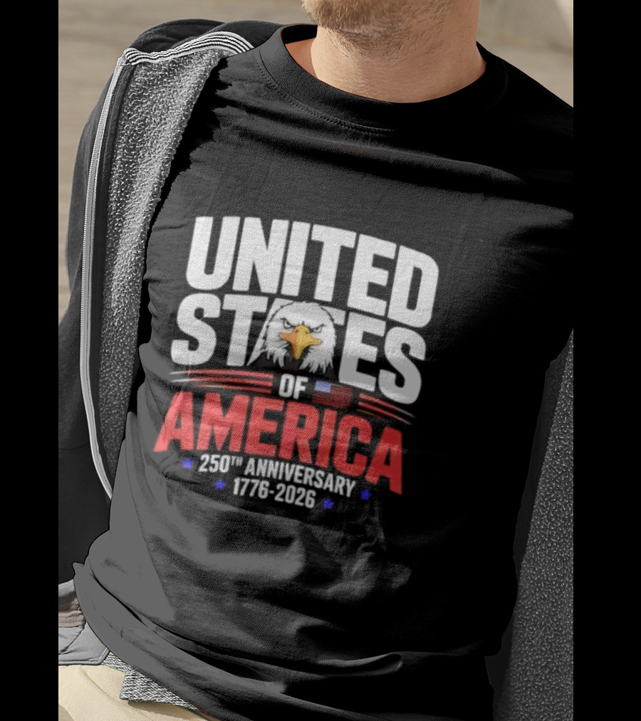 United States Of America 250th Anniversary 1776 2026 Celebration T-Shirt