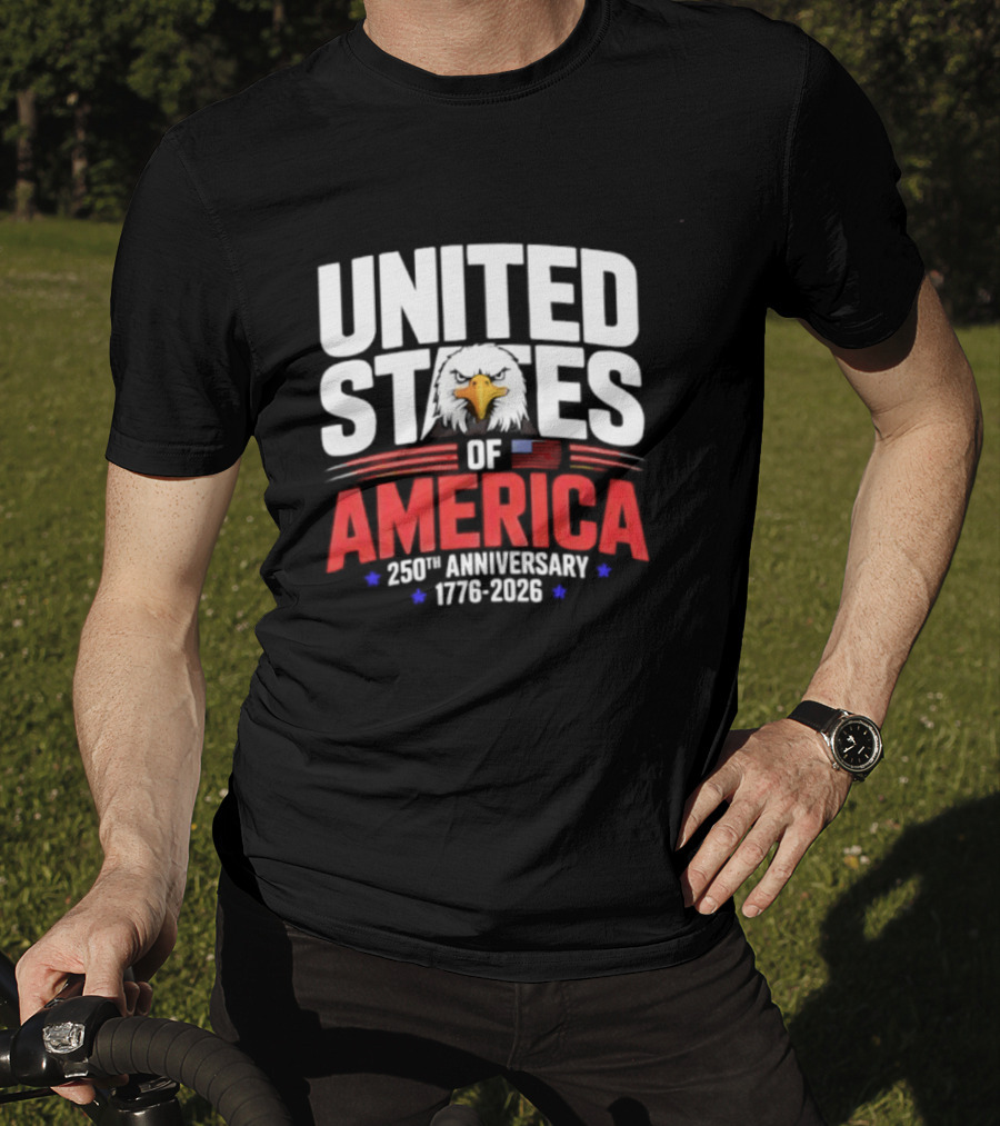 United States Of America 250th Anniversary 1776 2026 Celebration T-Shirt