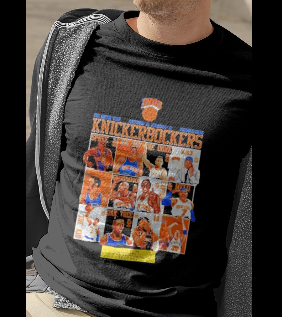 New York Knicks Knickerbockers Basketball Legends Spree Melo Run MSG Series T-Shirt
