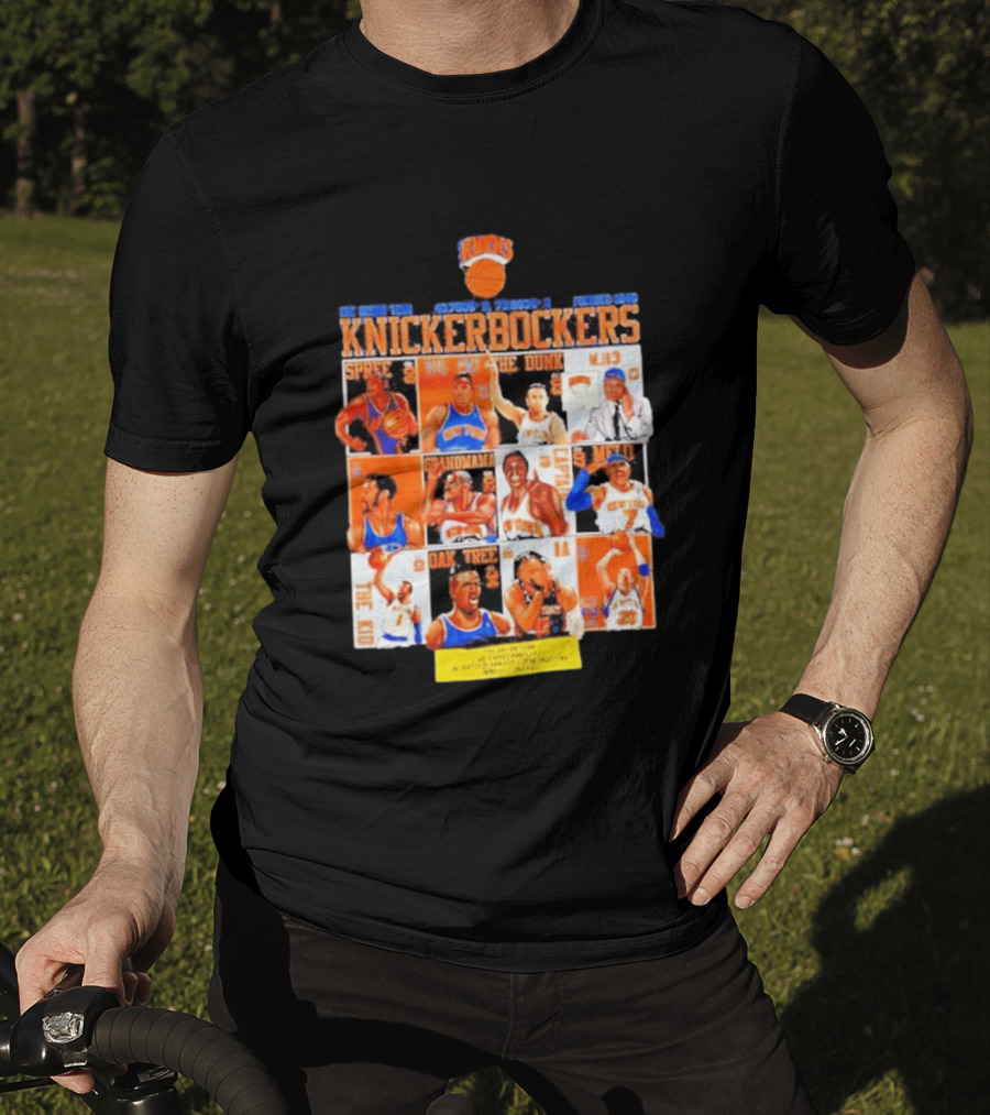 New York Knicks Knickerbockers Basketball Legends Spree Melo Run MSG Series T-Shirt