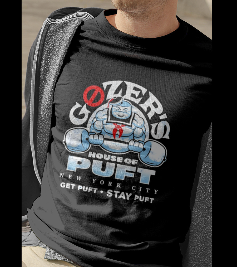 Gozer's House Of Puft New York City Muscular Stay Puft Get Puft Stay Puft T-Shirt