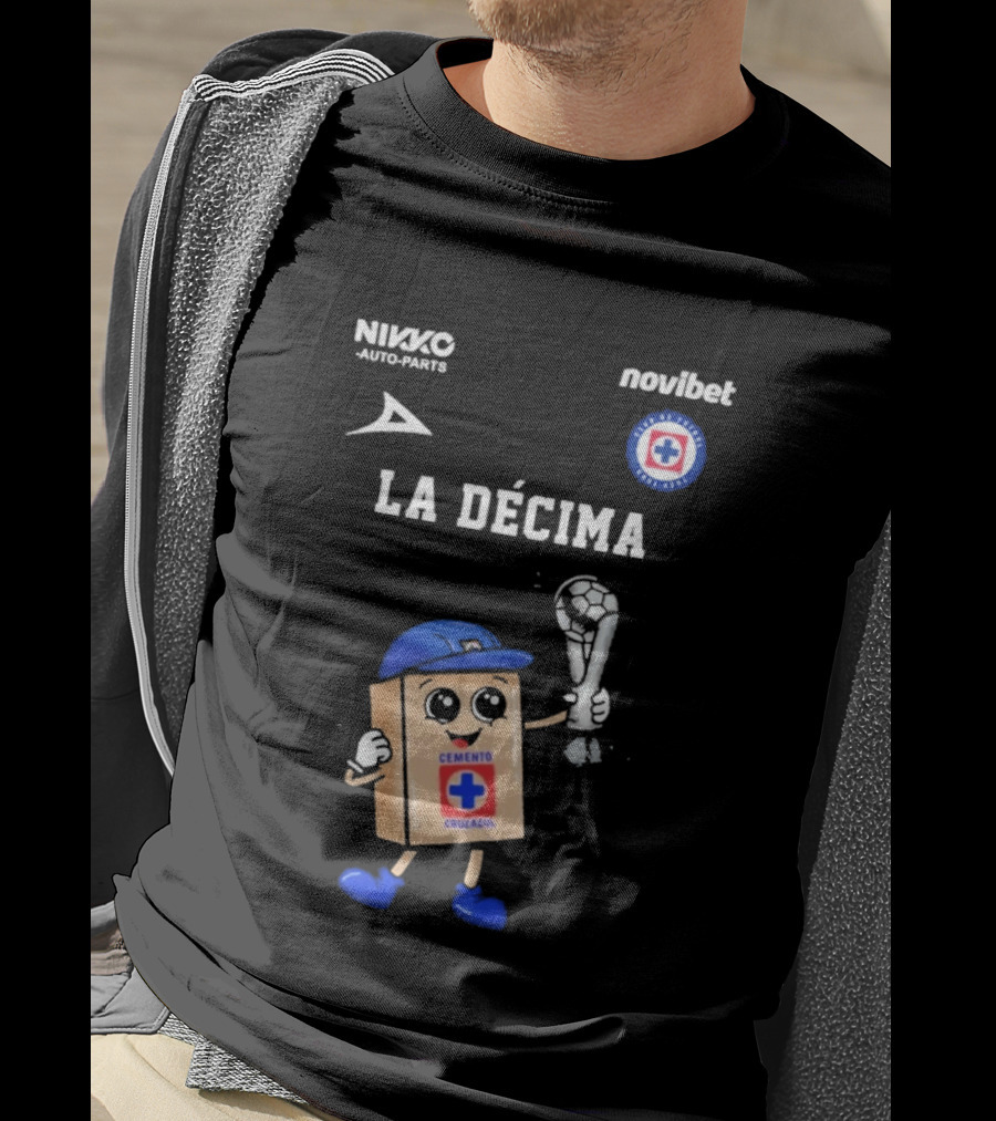 Cruz Azul Campeon Liga MX La Decima Cemento Cruz Azul 2026 T-Shirt